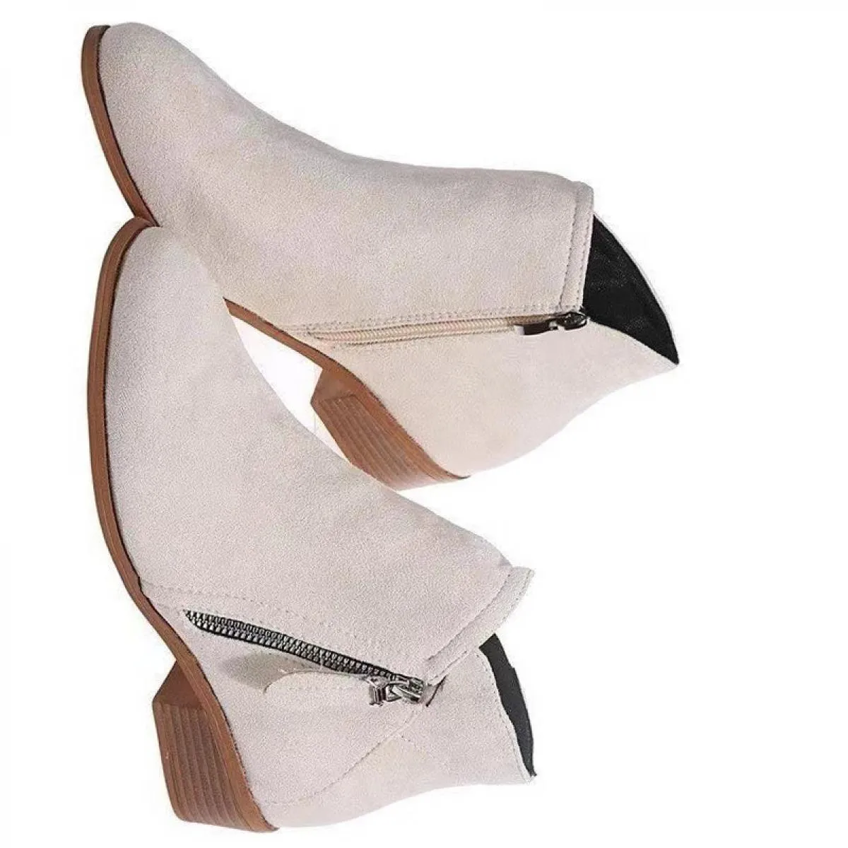 2023 Donna Roma Chelsea Stivali Tacchi bassi Scarpe Chunky Pelle scamosciata Caviglia Inverno Nuovo designer Stivali gladiatore
