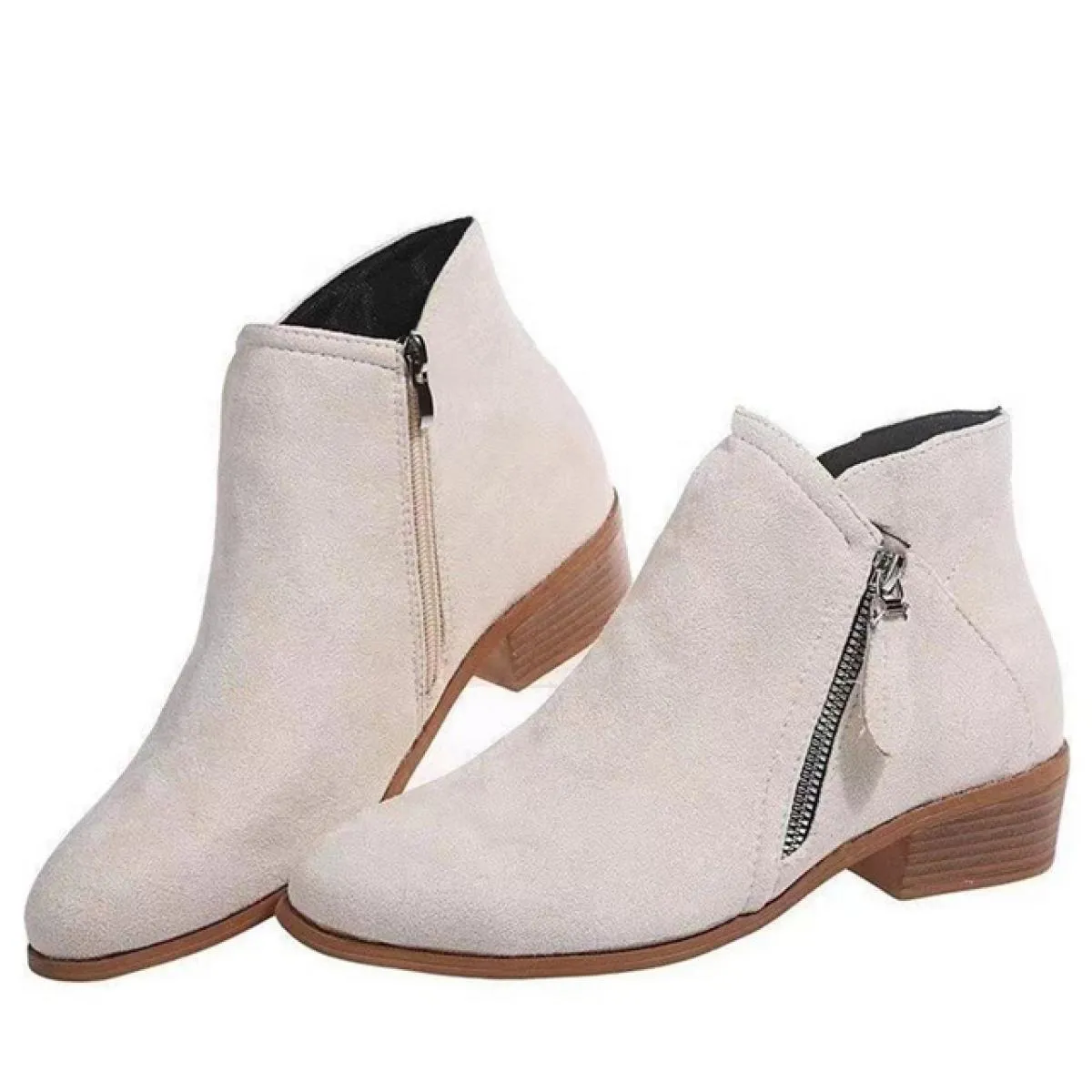 2023 Donna Roma Chelsea Stivali Tacchi bassi Scarpe Chunky Pelle scamosciata Caviglia Inverno Nuovo designer Stivali gladiatore