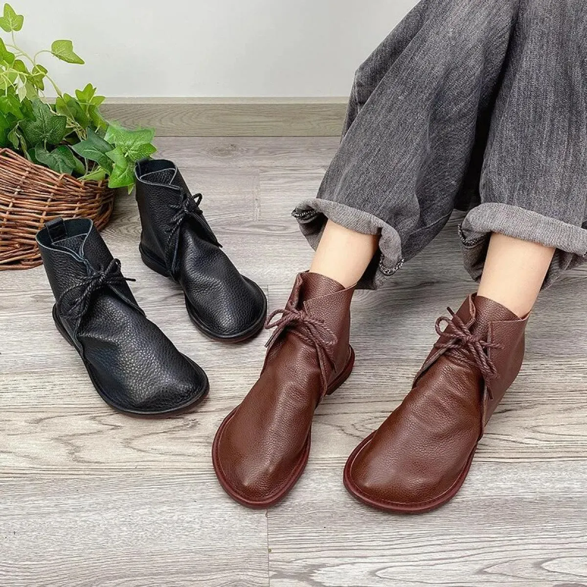 2023 Nuova Primavera E Autunno Scarpe Basse Moda Donna Stivaletti Comodi Scarpe Casual da Donna Versatile Boo da Donna