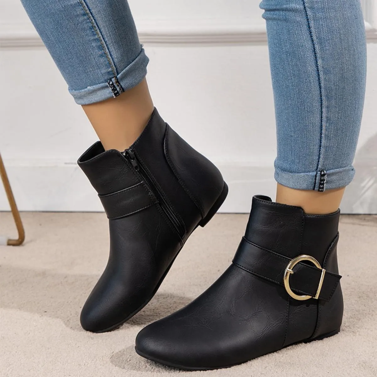 2023 nuova tendenza inverno piattaforma caviglia scarpe invernali da donna appartamenti stivali Chelsea Snow Goth Designer Walki
