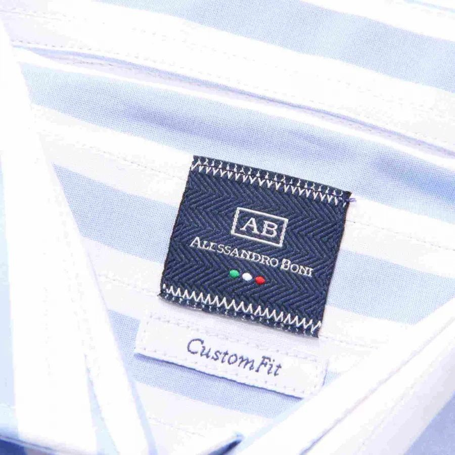 3567AR camicia uomo ALESSANDRO BONI CUSTOM FIT man shirt