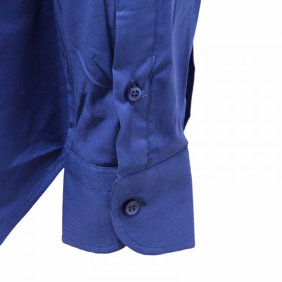 3706AR camicia uomo ALESSANDRO BONI CUSTOM FIT man shirt blue