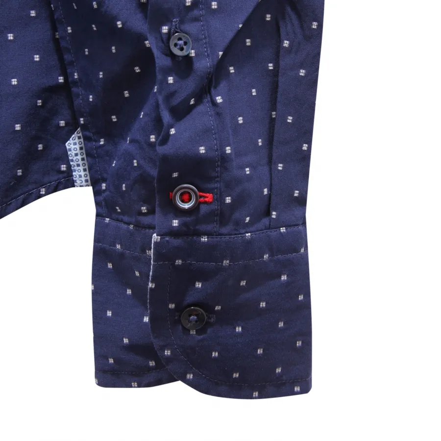 3840AR camicia uomo GARRY'S EARTH man shirt blue