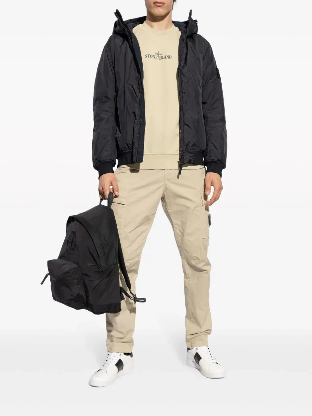 40823 Giacca garment dyed