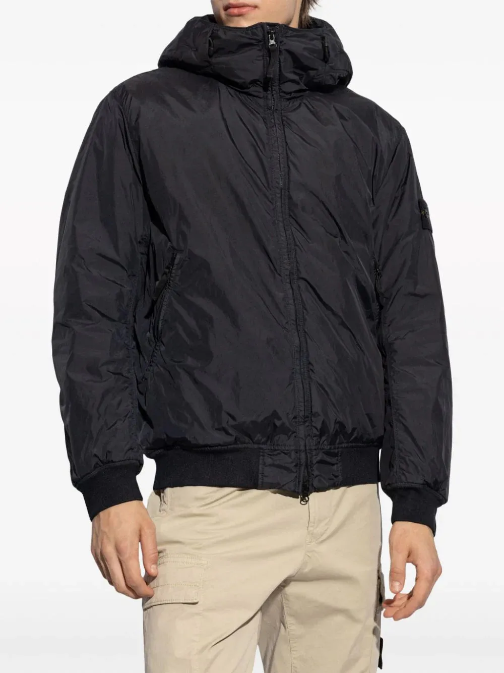 40823 Giacca garment dyed