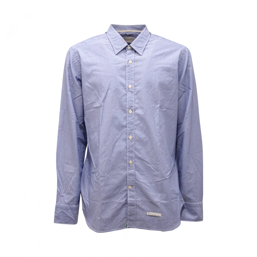 9842AQ camicia uomo TINTORIA MATTEI man shirt blue