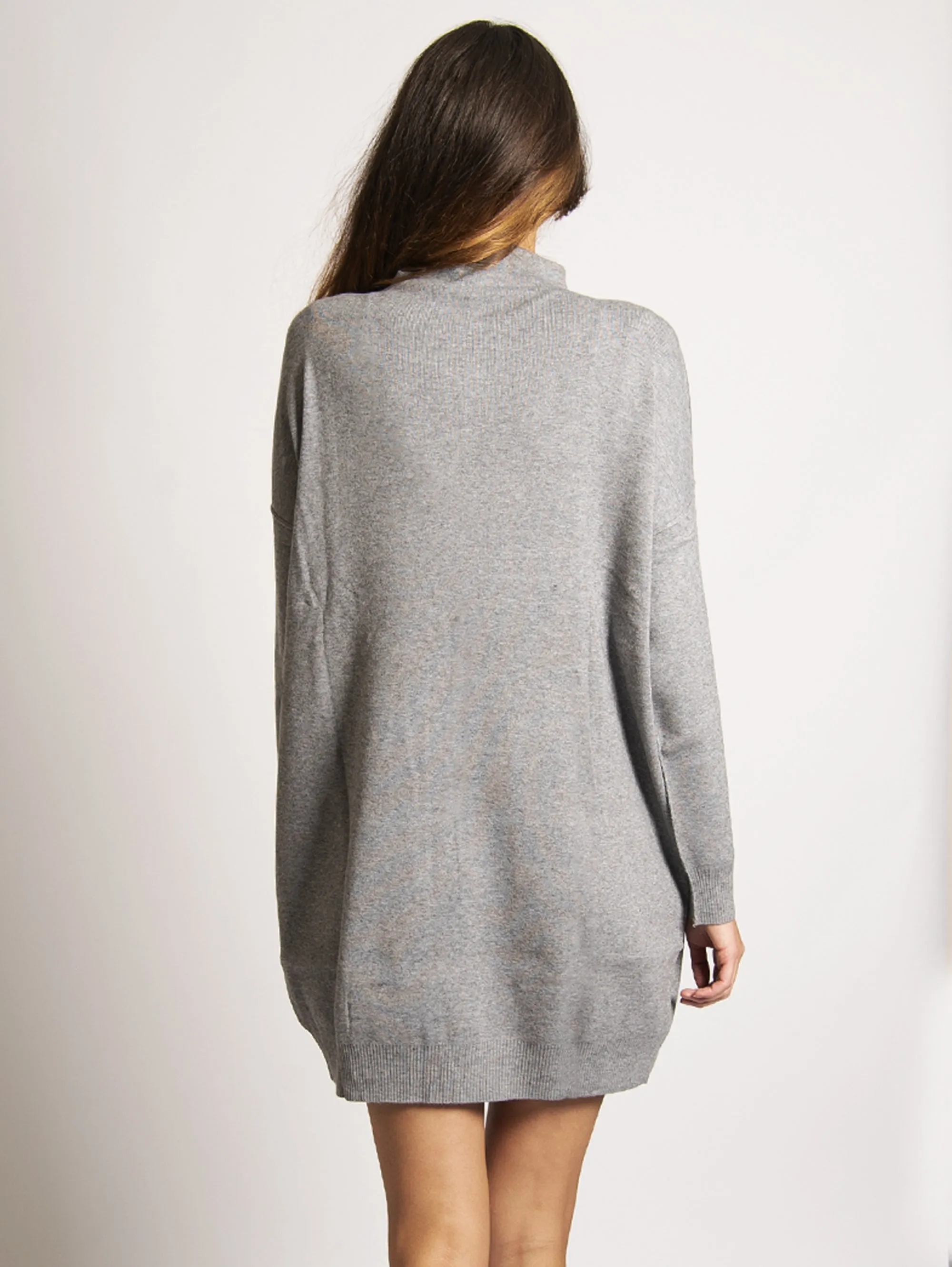 Abito in Maglia Grigio Melange