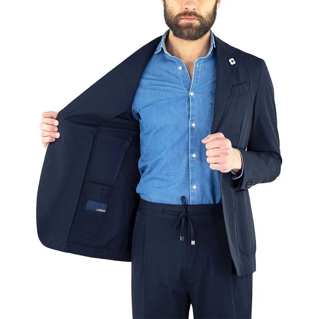 Abito LARDINI Easy Wear in Tessuto Tecnico Blu