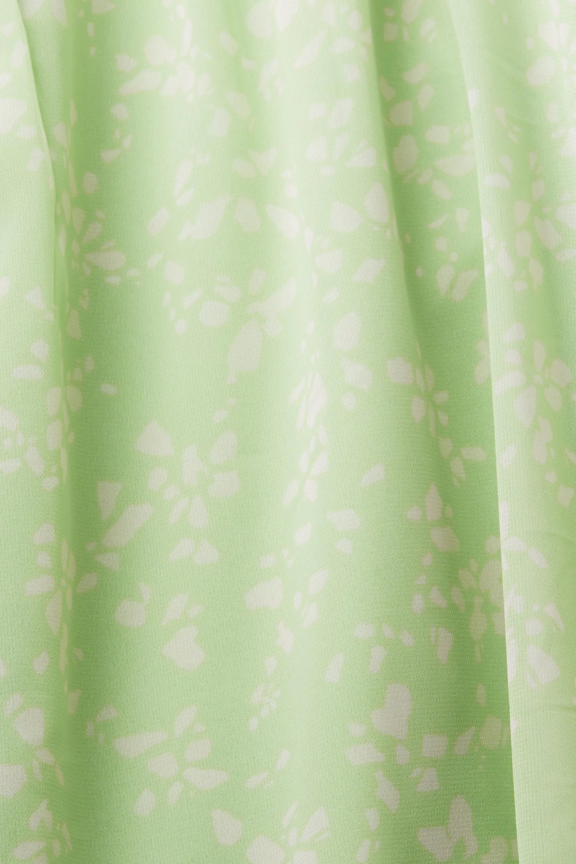 Abito mini in chiffon con stampa
