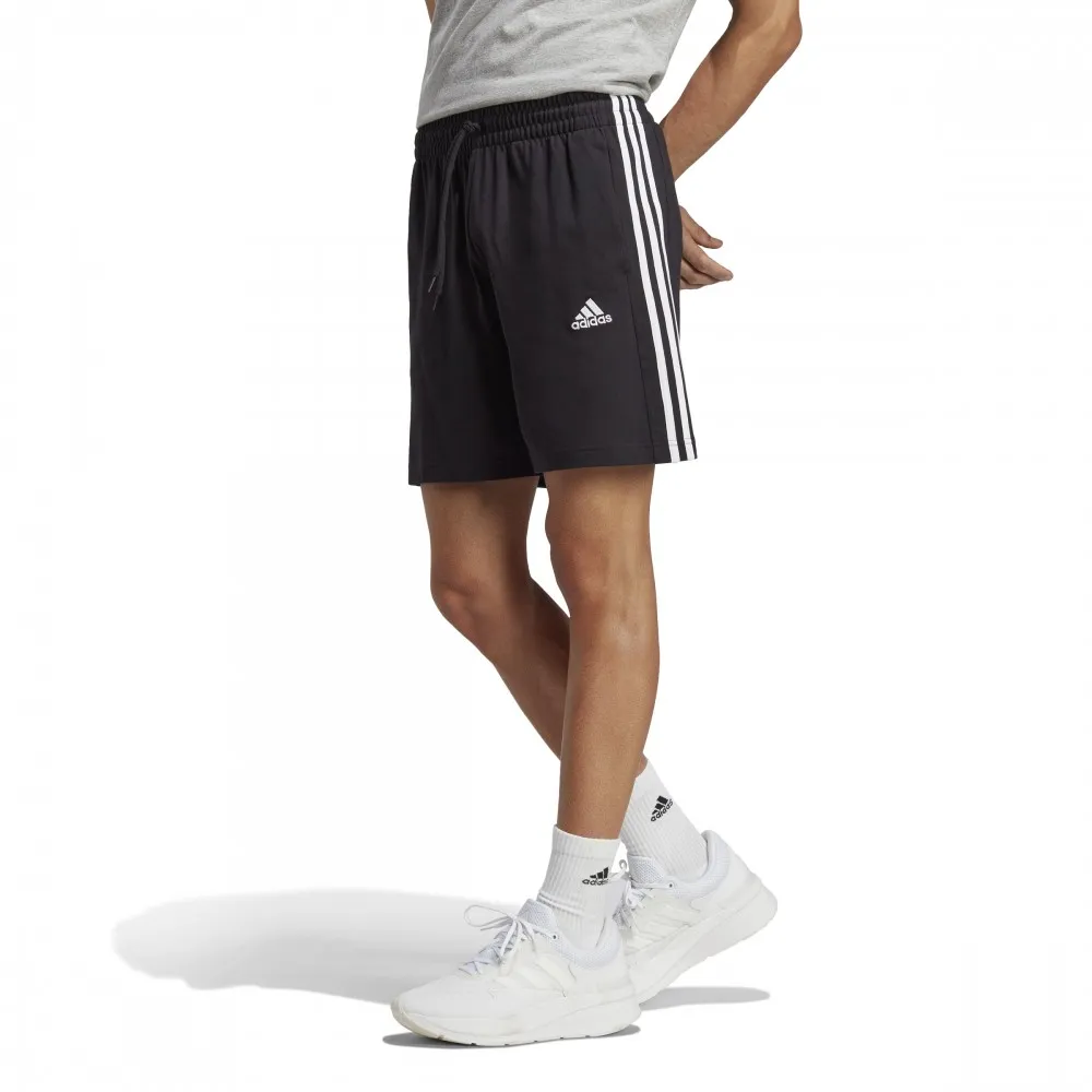 ADIDAS Shorts Sportivi Tristripe Nero Uomo