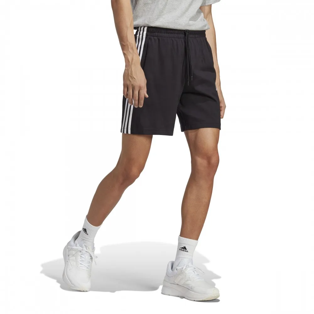 ADIDAS Shorts Sportivi Tristripe Nero Uomo