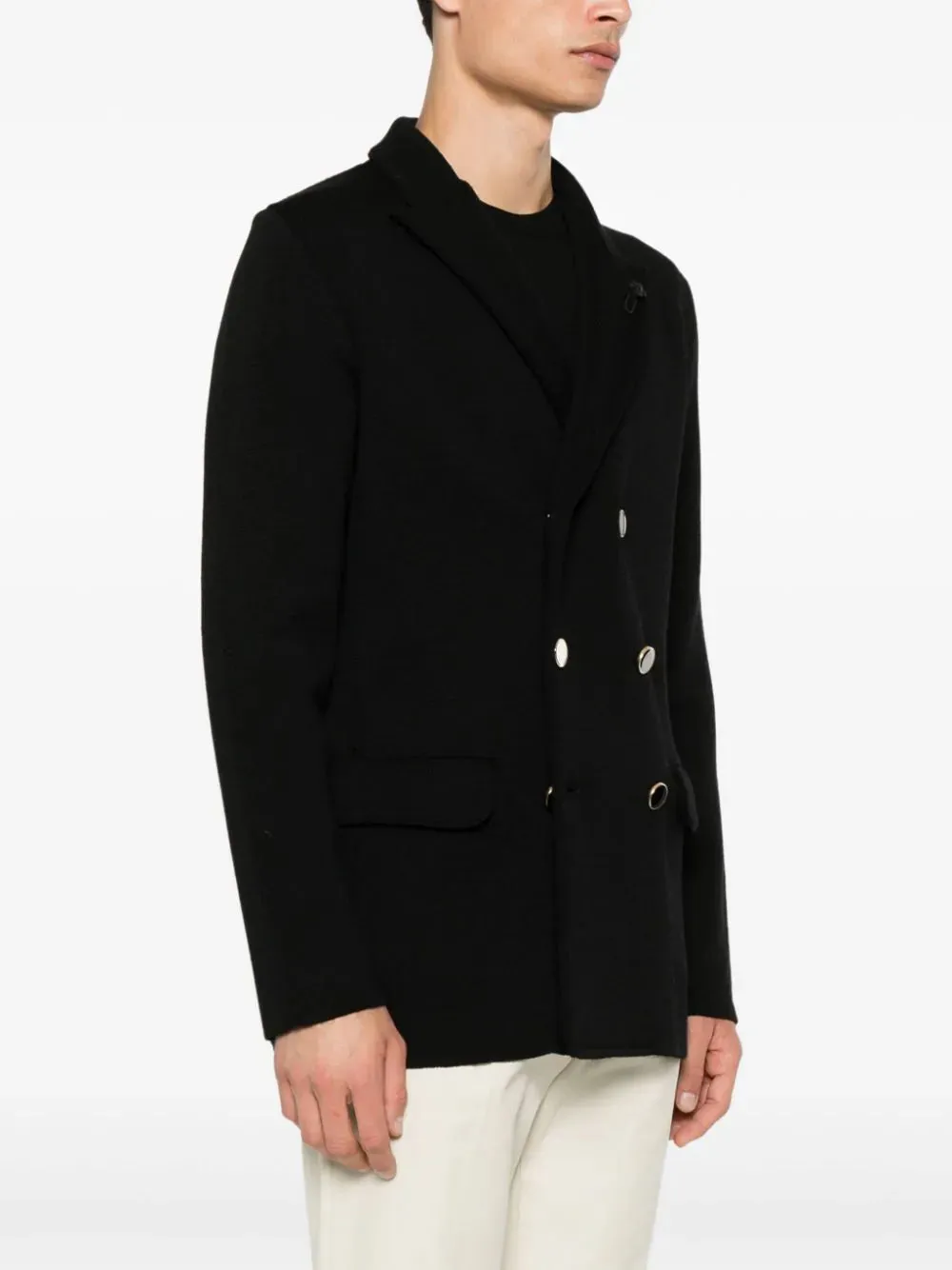 Blazer a maglia Lardini