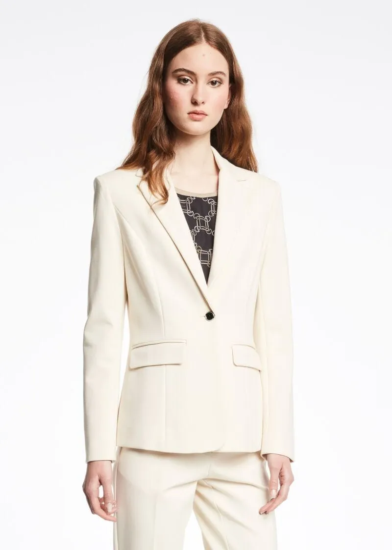 Blazer in misto viscosa