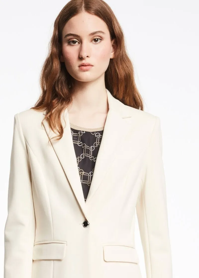 Blazer in misto viscosa