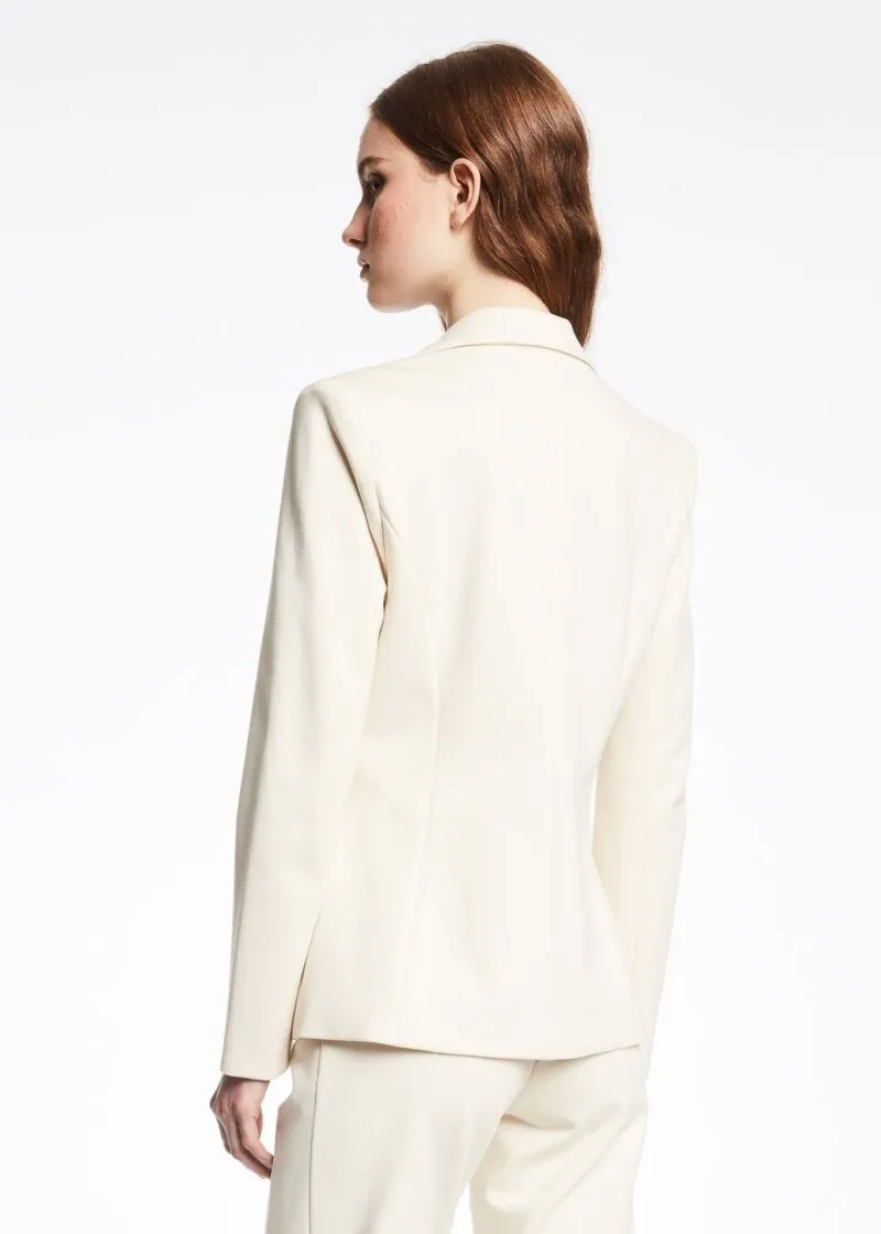 Blazer in misto viscosa