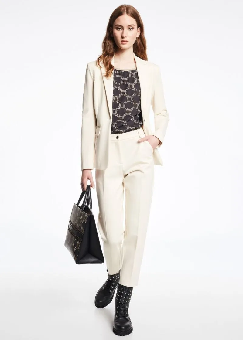Blazer in misto viscosa