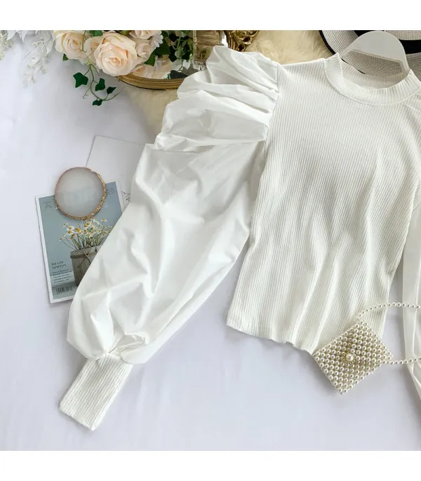 Blusa maniche sbuffo