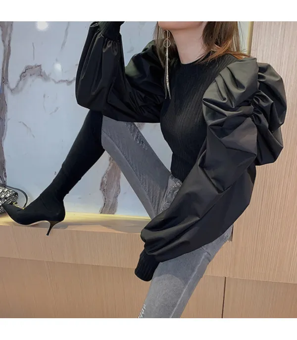 Blusa maniche sbuffo
