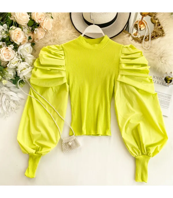 Blusa maniche sbuffo