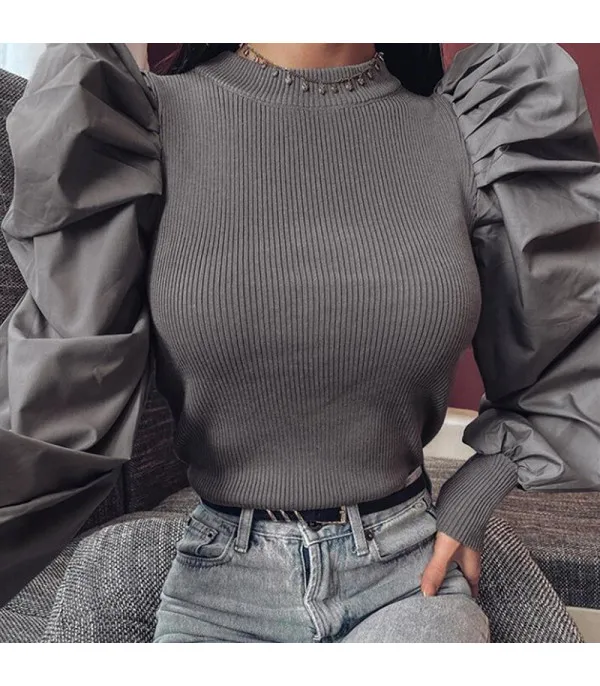 Blusa maniche sbuffo