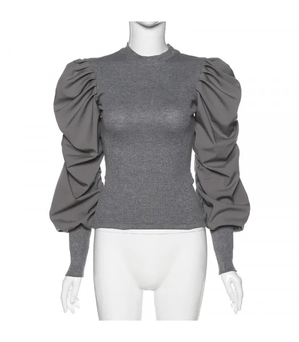 Blusa maniche sbuffo
