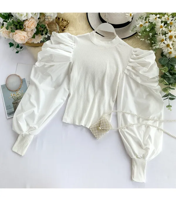 Blusa maniche sbuffo
