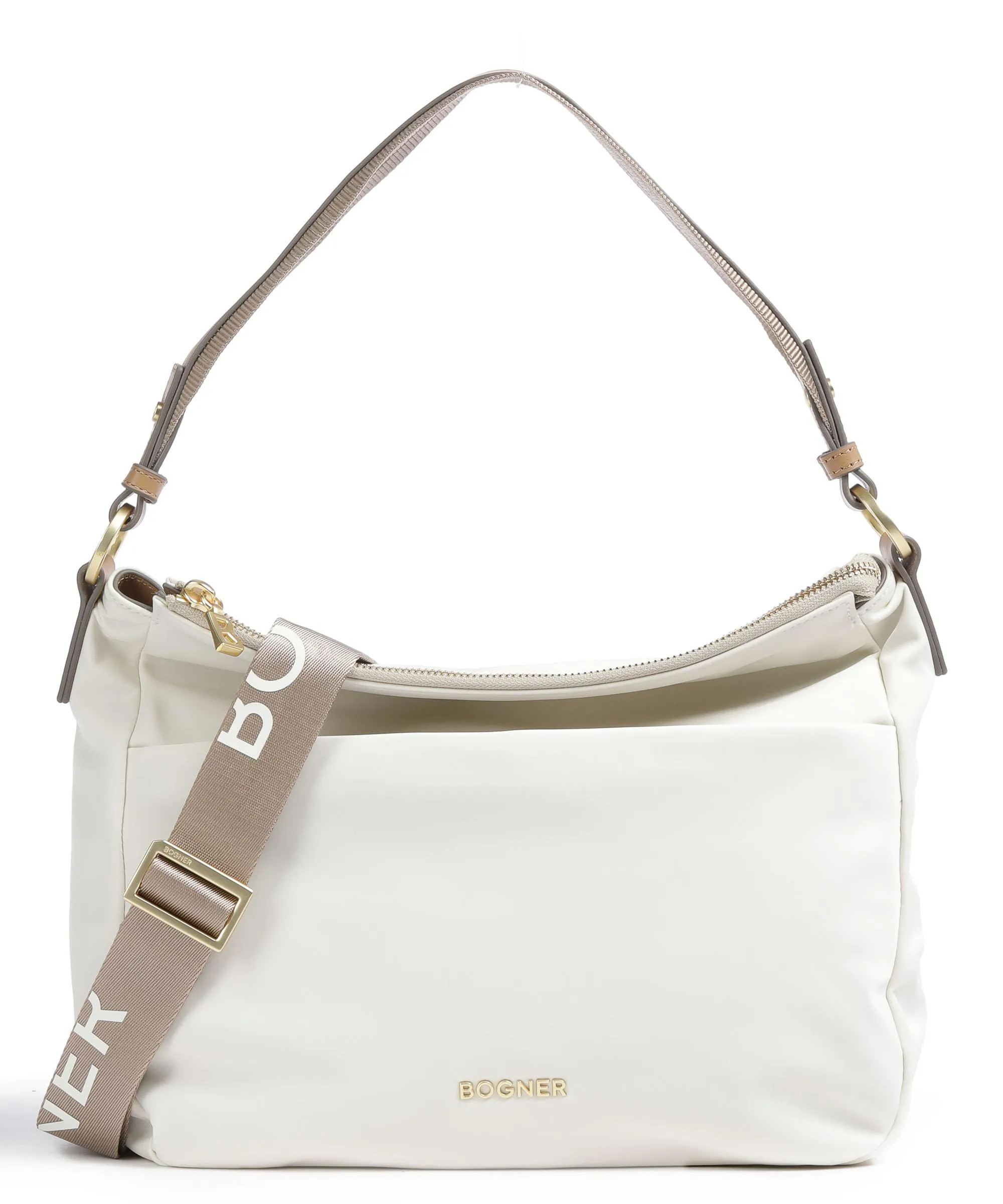  Bogner Klosters Isalie Borsa hobo nylon avorio  
