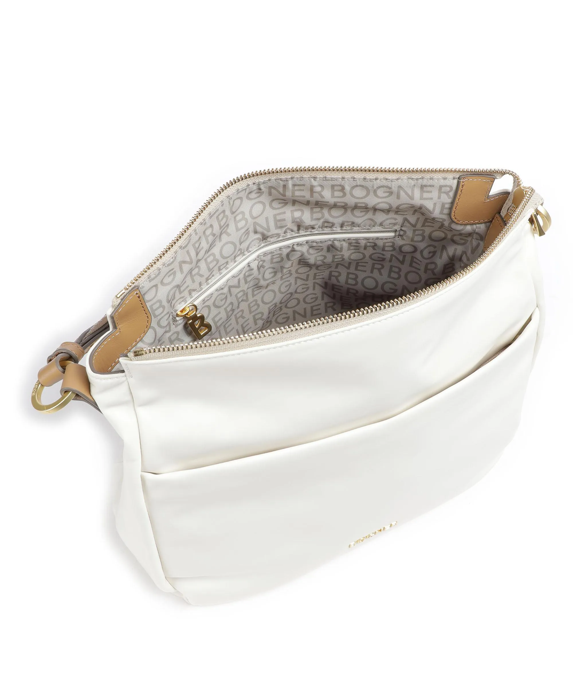  Bogner Klosters Isalie Borsa hobo nylon avorio  