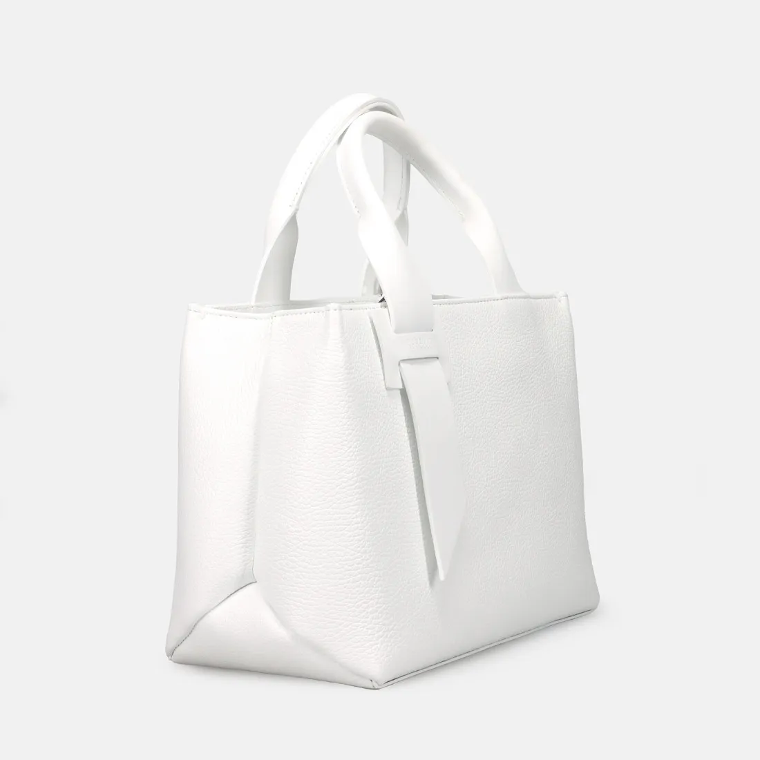 Borsa Rebelle Ivonne in pelle bianca