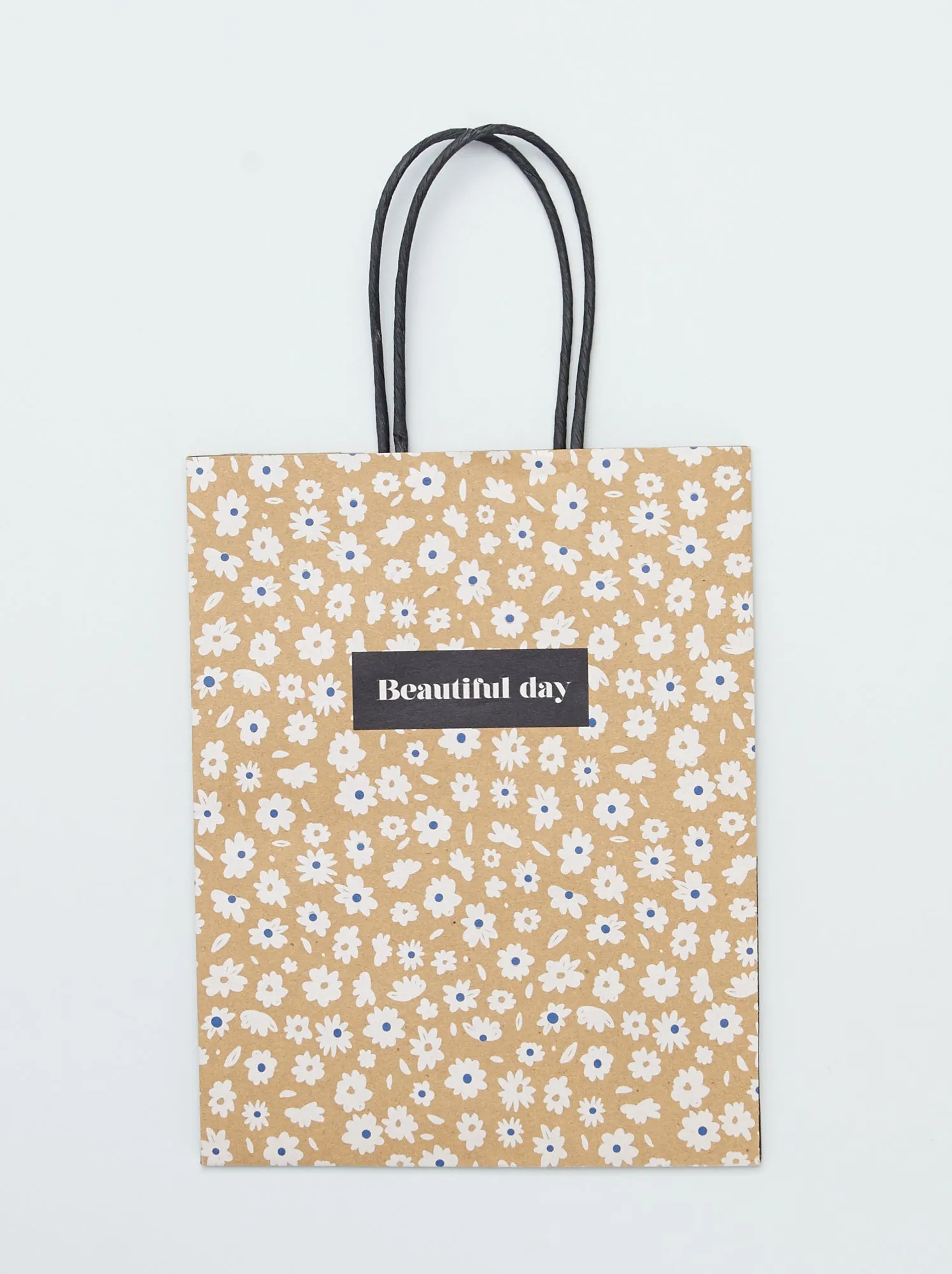 Busta regalo - stampa a fiori