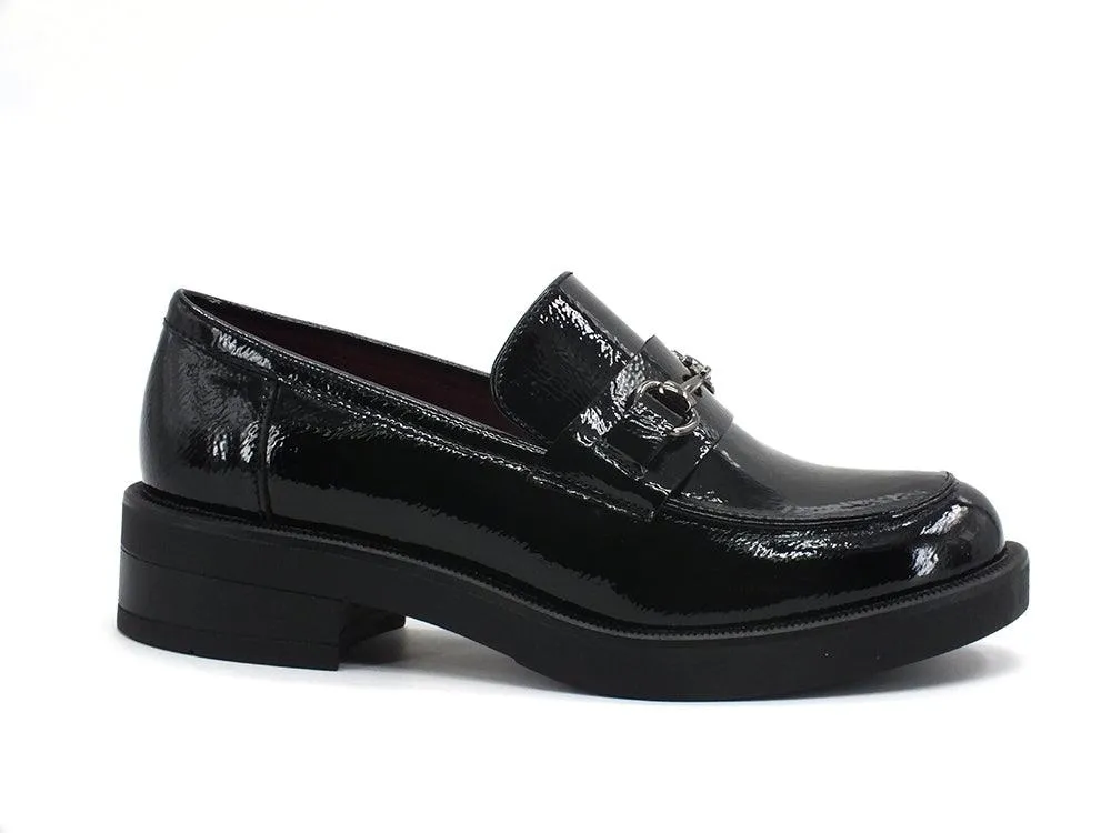 CAFENOIR Mocassino Vernice Nero FEA923