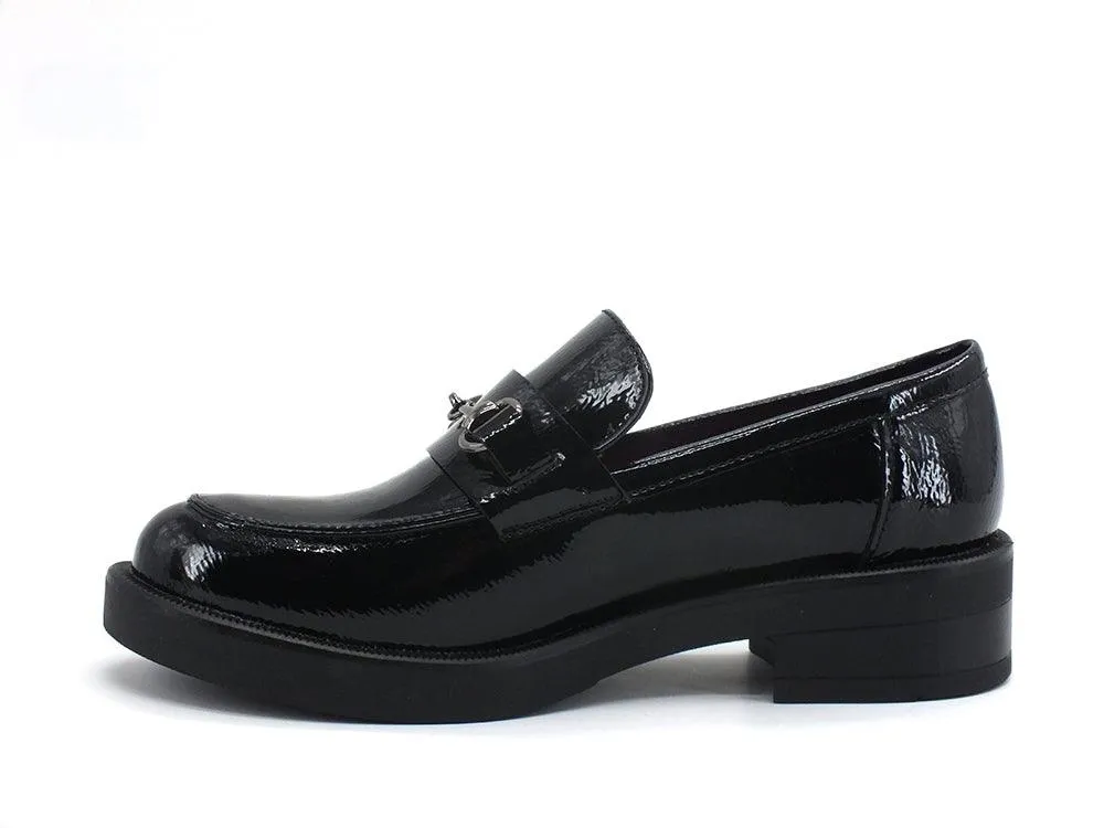 CAFENOIR Mocassino Vernice Nero FEA923