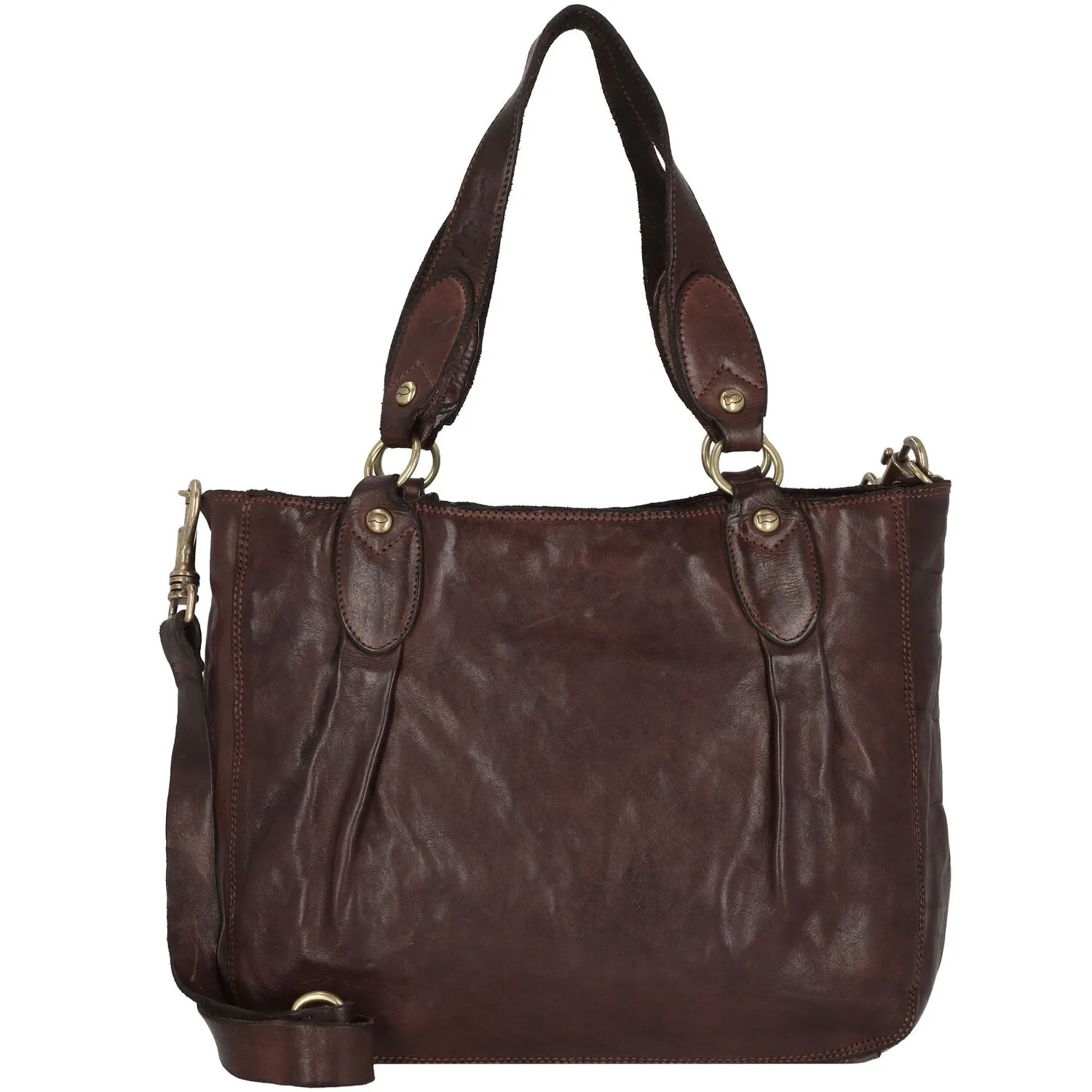 Campomaggi Borsa shopper in pelle 28 cm