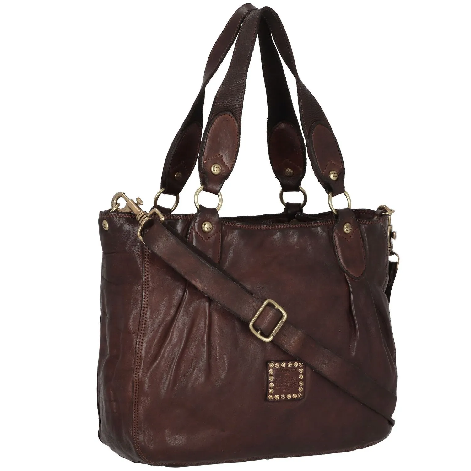 Campomaggi Borsa shopper in pelle 28 cm