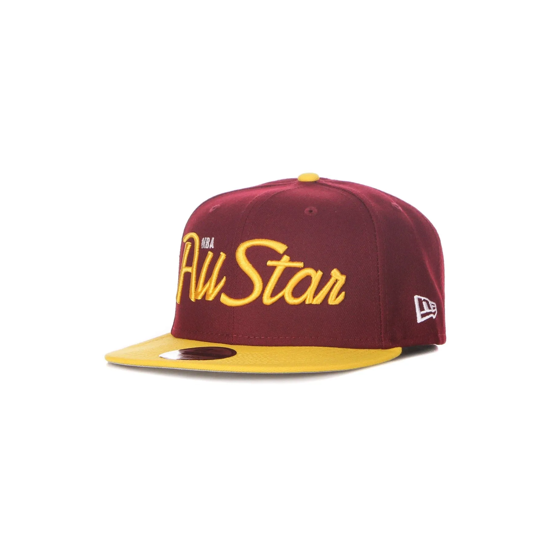 Cappellino Visiera Piatta Uomo Nba All Star Game 950 Script D1 Clecav Dark Red
