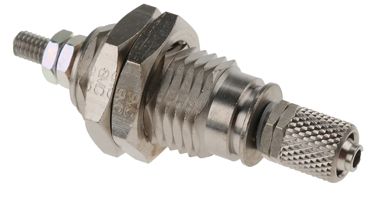 Cilindro pneumatico a stelo SMC CJP, Singolo effetto, foro da 10mm, corsa 10mm, 0,7 MPa max