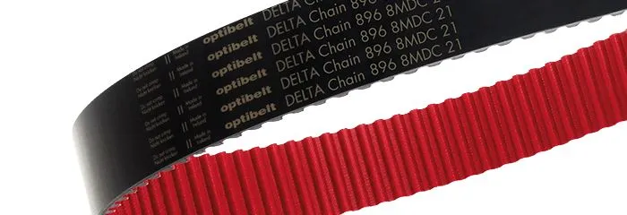 Cinghia sincrona OPTIBELT, 150 denti, passo 8mm, dimensioni 1200mm x 12mm, in Poliuretano