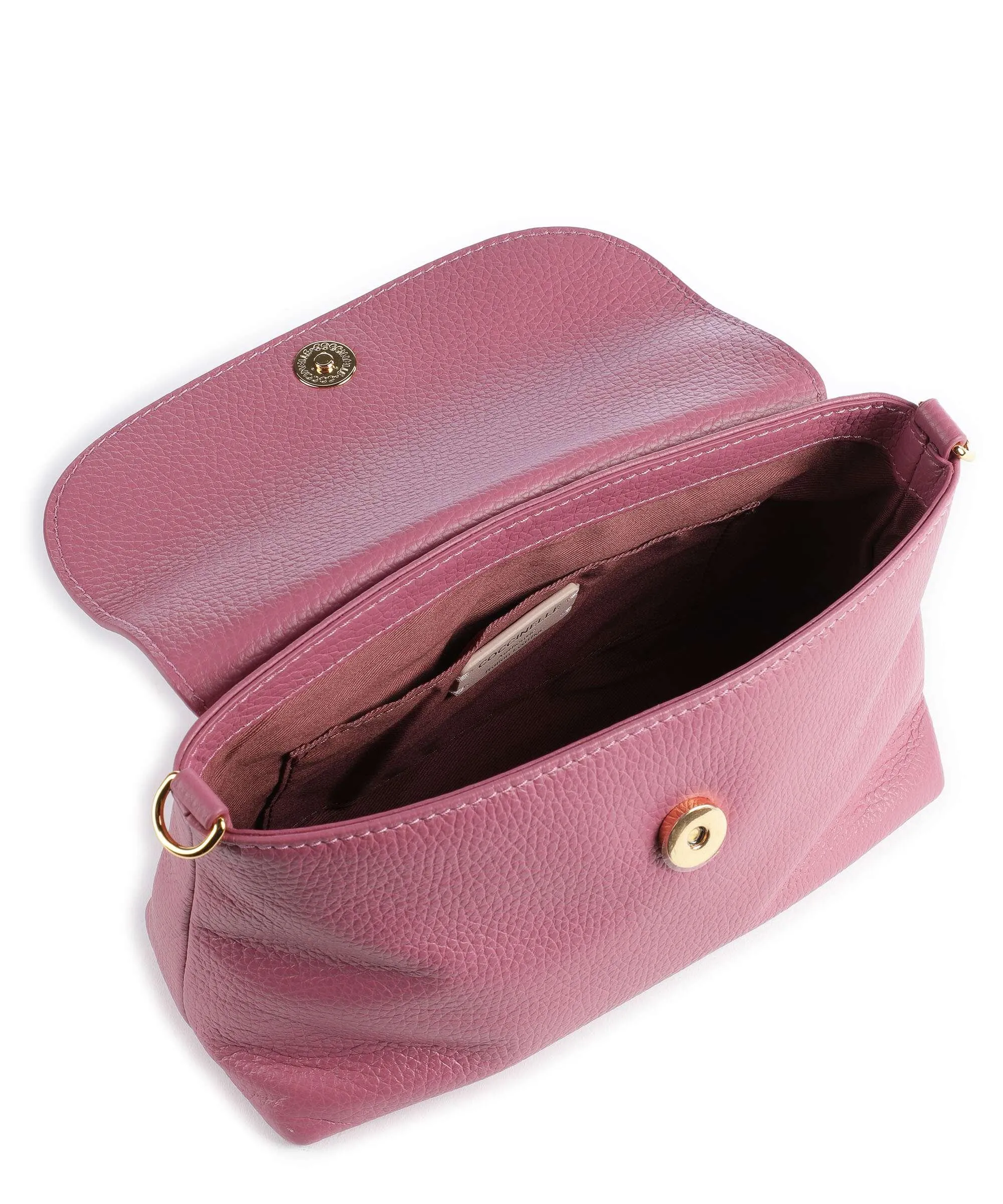  Coccinelle Ban Borsa a tracolla pelle di vacchetta grana pink  