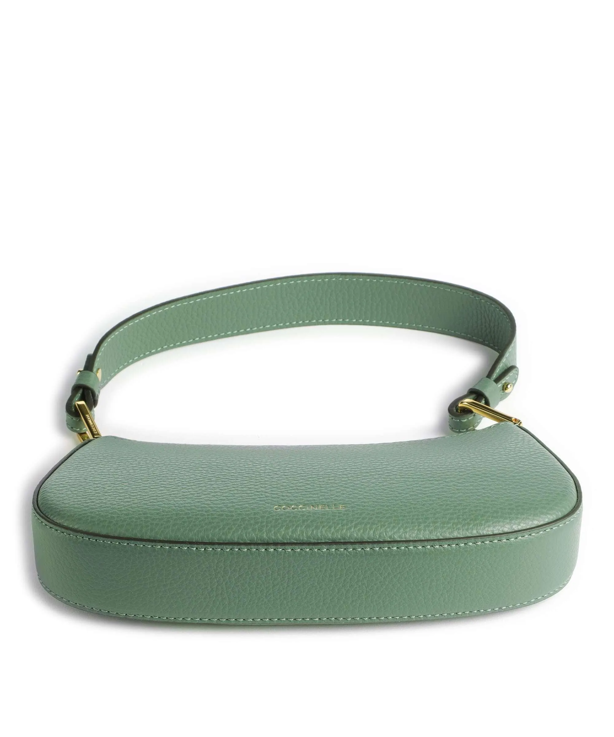  Coccinelle Merveille Borsa a spalla pelle granulata verde  
