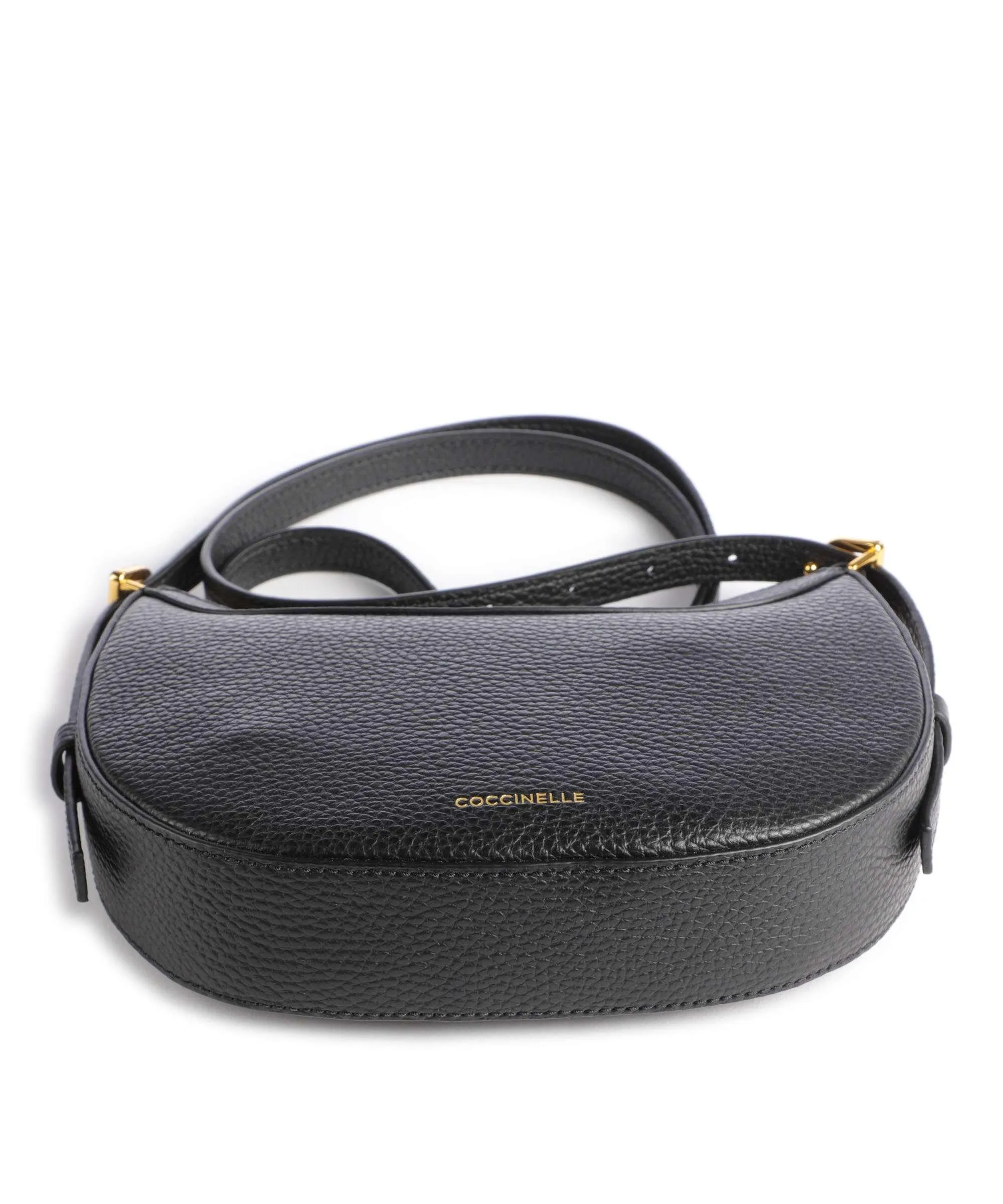  Coccinelle Whisper Borsa a tracolla pelle di vacchetta grana nero  