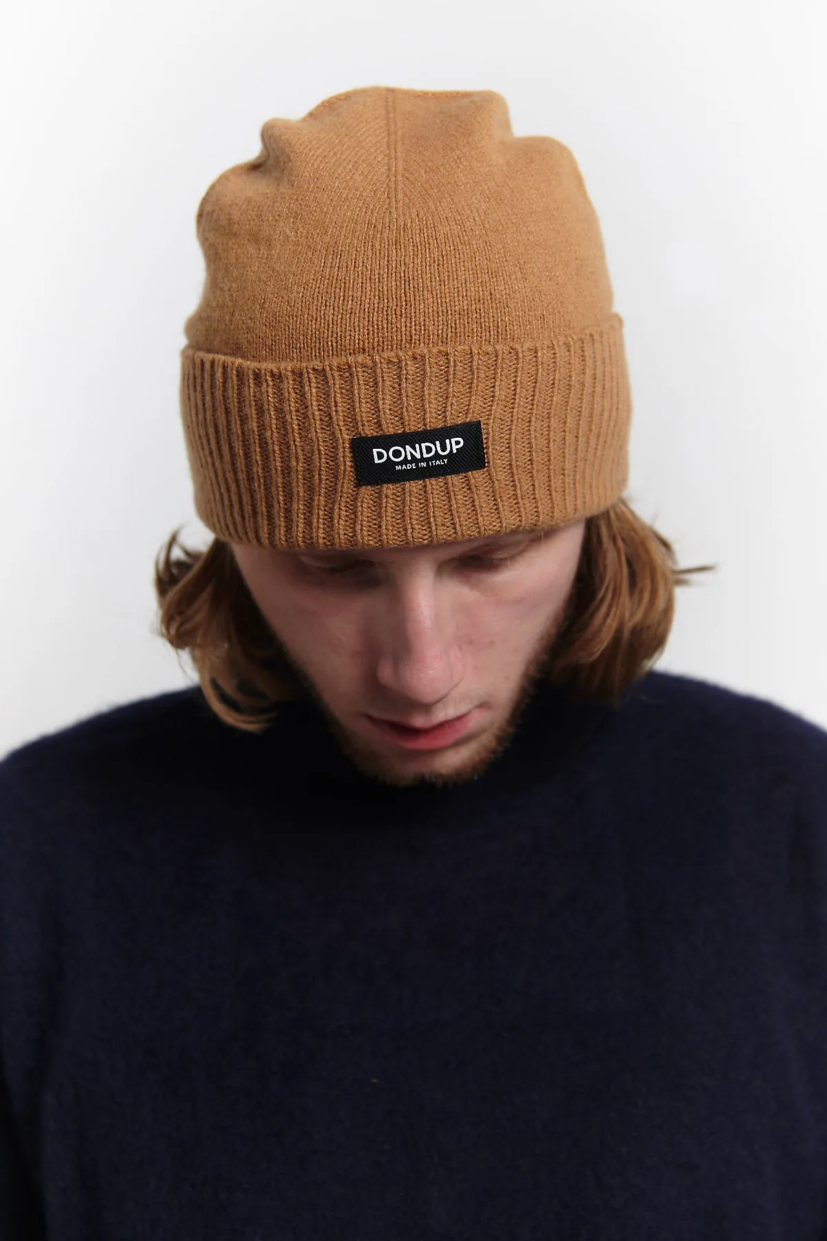 DONDUP Berretto in cashmere con risvolto