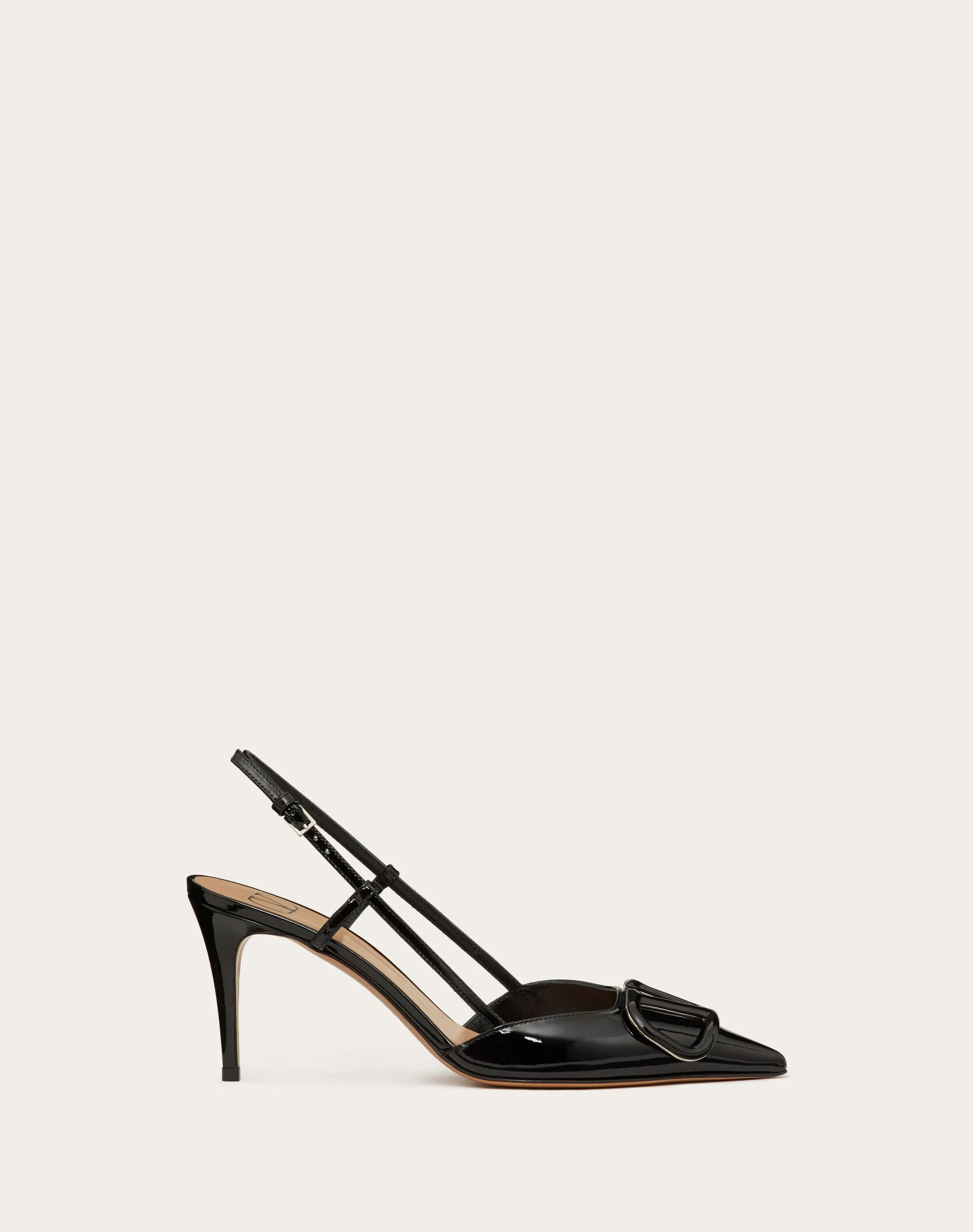 DÉCOLLETÉ SLINGBACK VLOGO SIGNATURE IN VERNICE 80MM