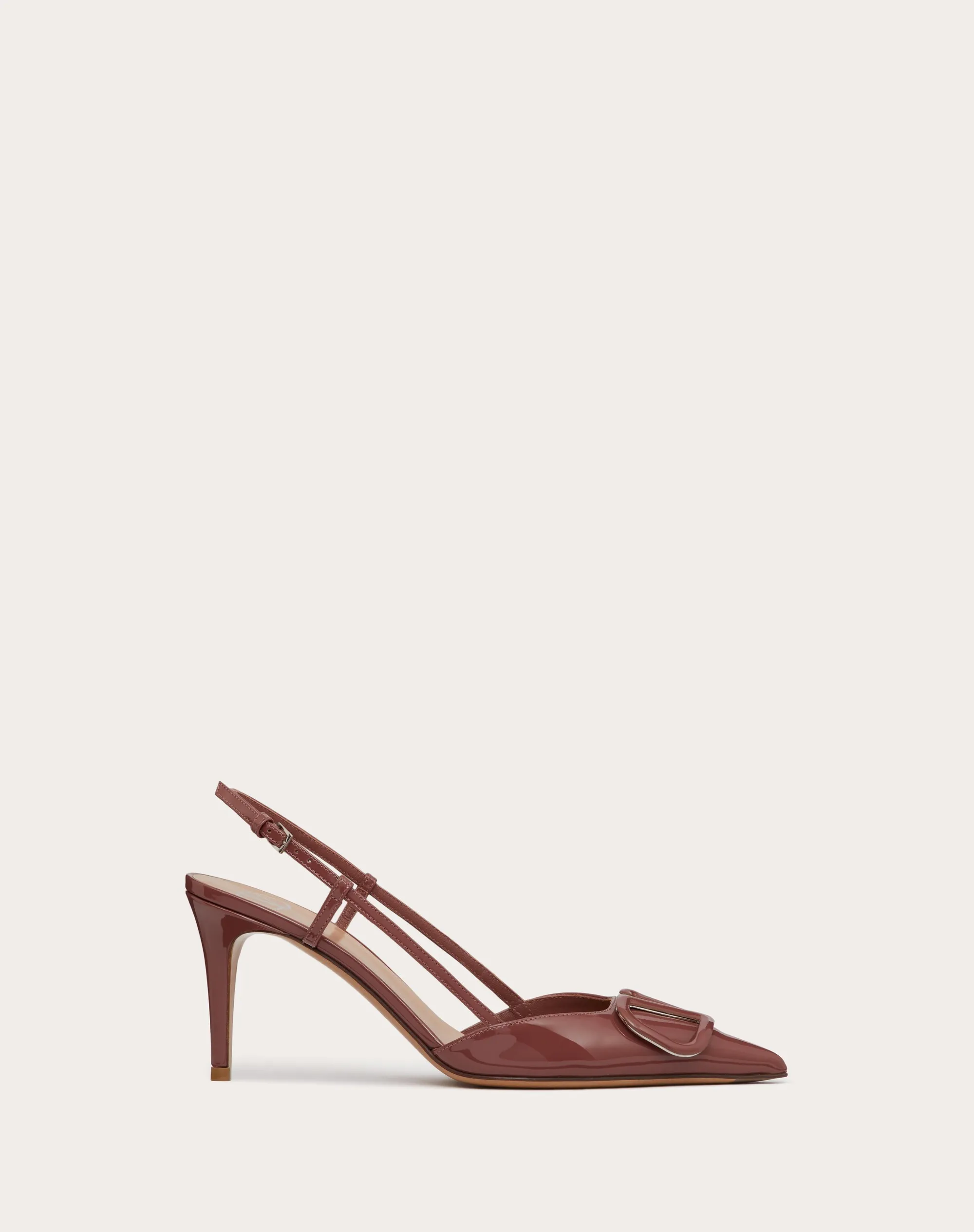 DÉCOLLETÉ SLINGBACK VLOGO SIGNATURE IN VERNICE 80MM