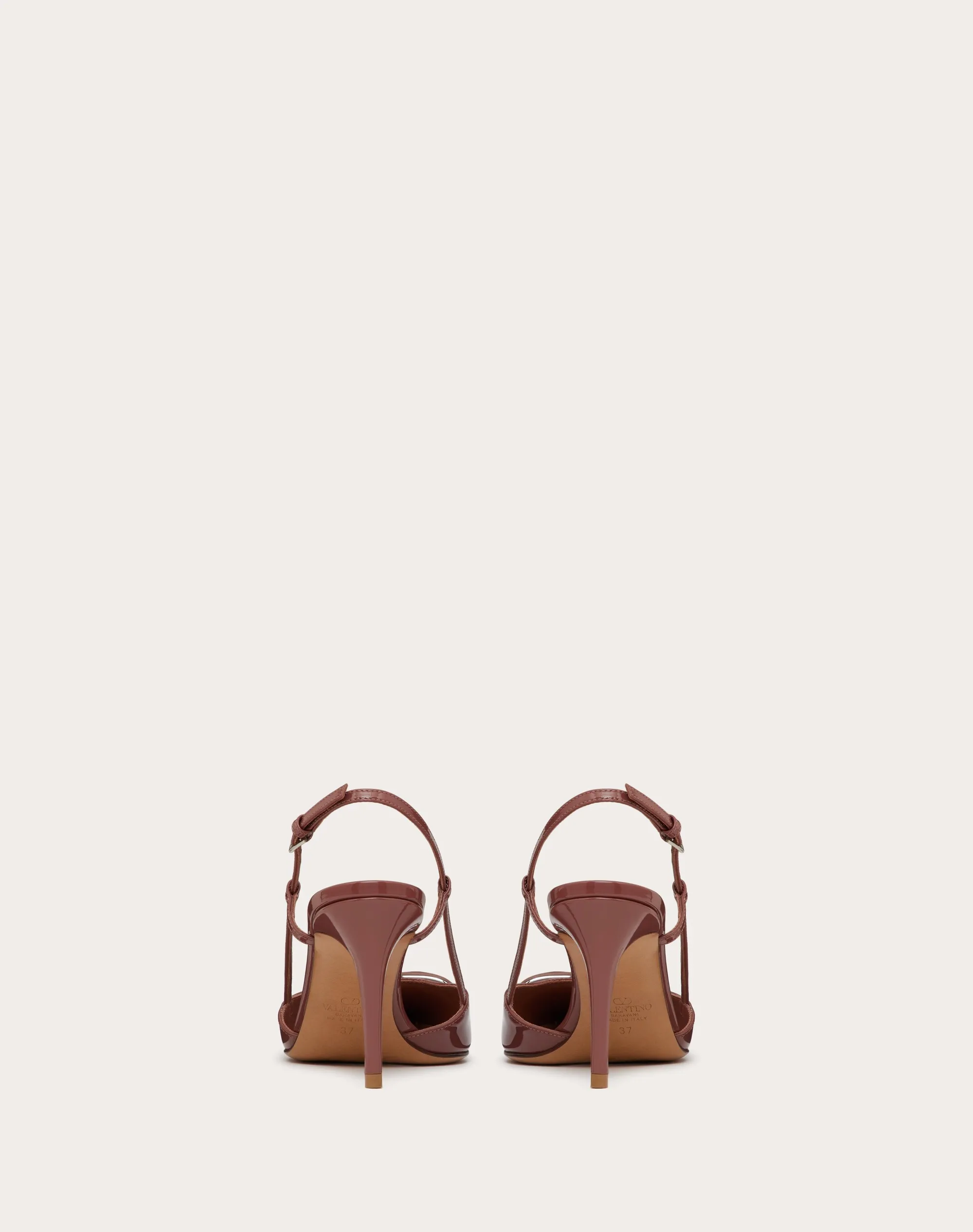 DÉCOLLETÉ SLINGBACK VLOGO SIGNATURE IN VERNICE 80MM