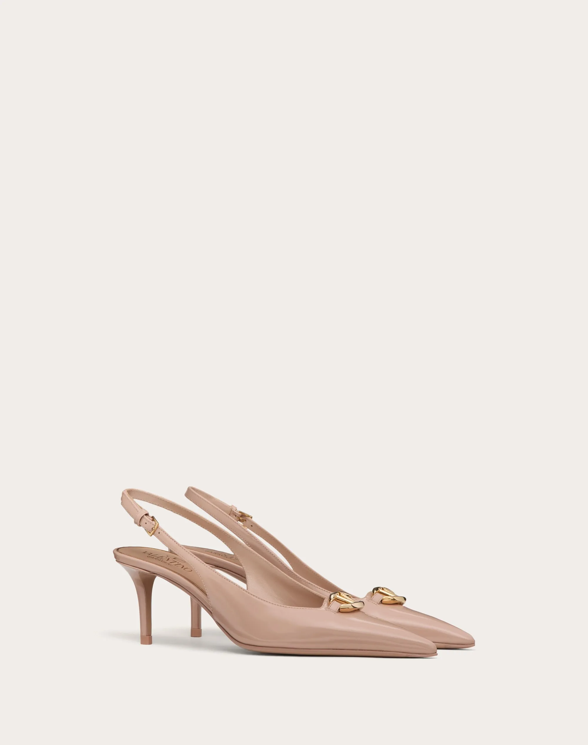 DÉCOLLETÉ SLINGBACK VLOGO THE BOLD EDITION IN VERNICE 60MM