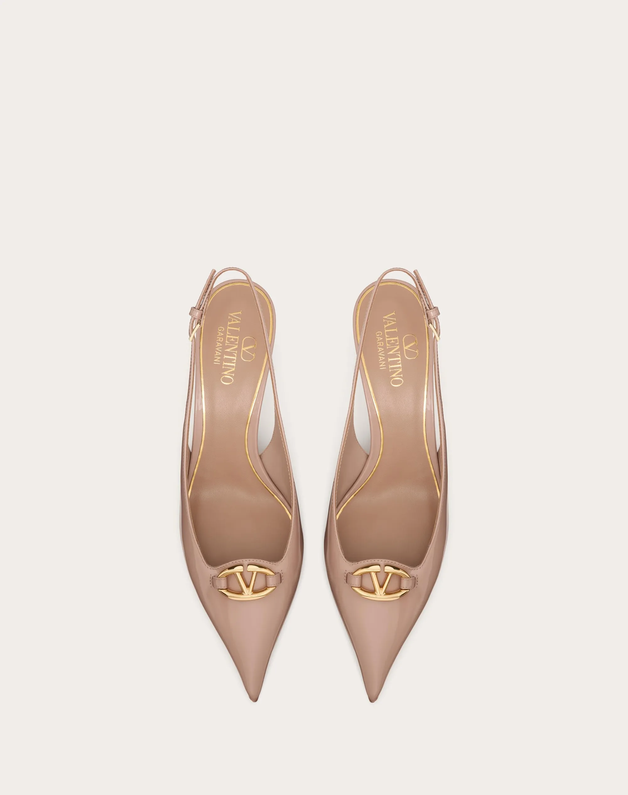 DÉCOLLETÉ SLINGBACK VLOGO THE BOLD EDITION IN VERNICE 60MM