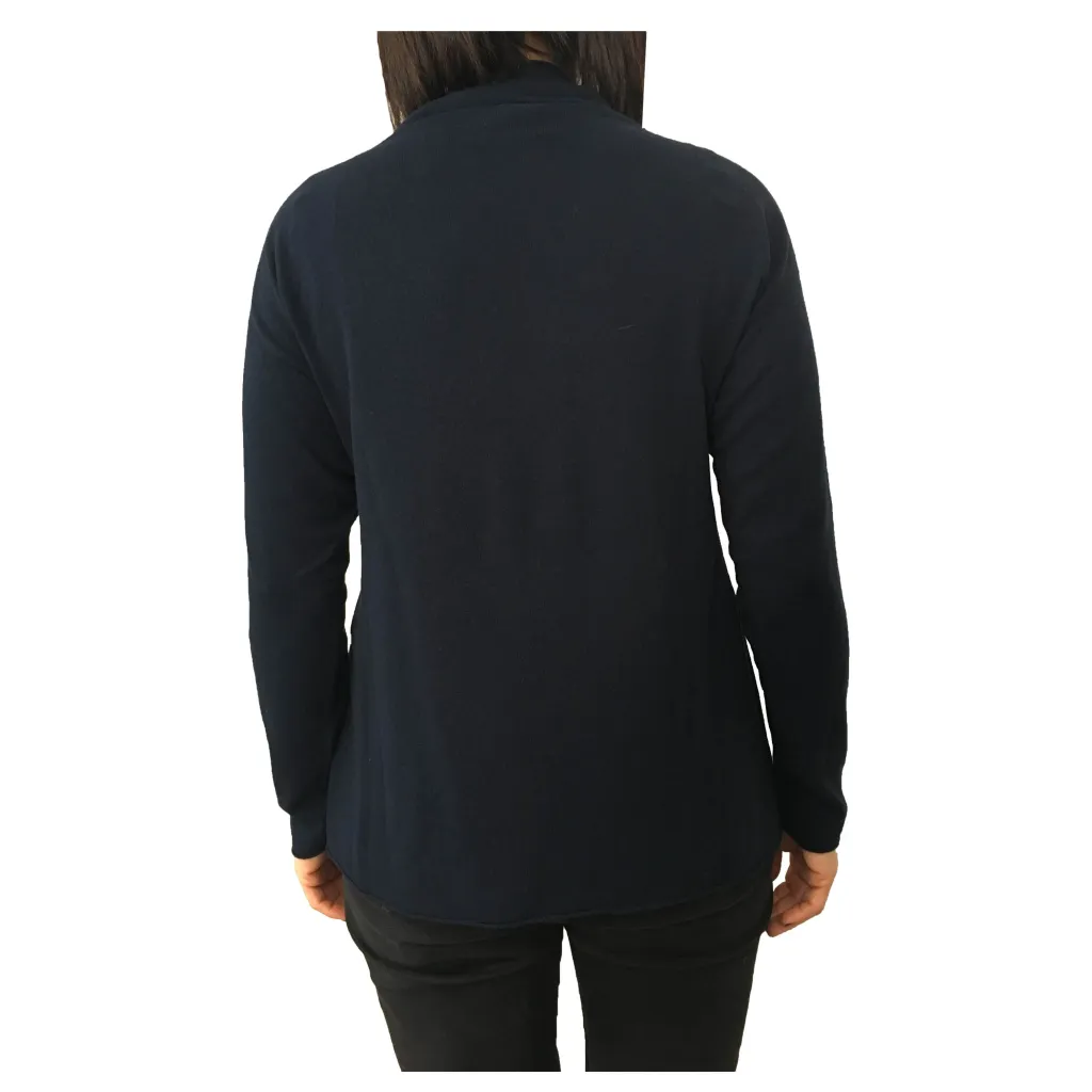 ELENA MIRO' maglia donna blu 54% viscosa 24% lana 22% poliammidica