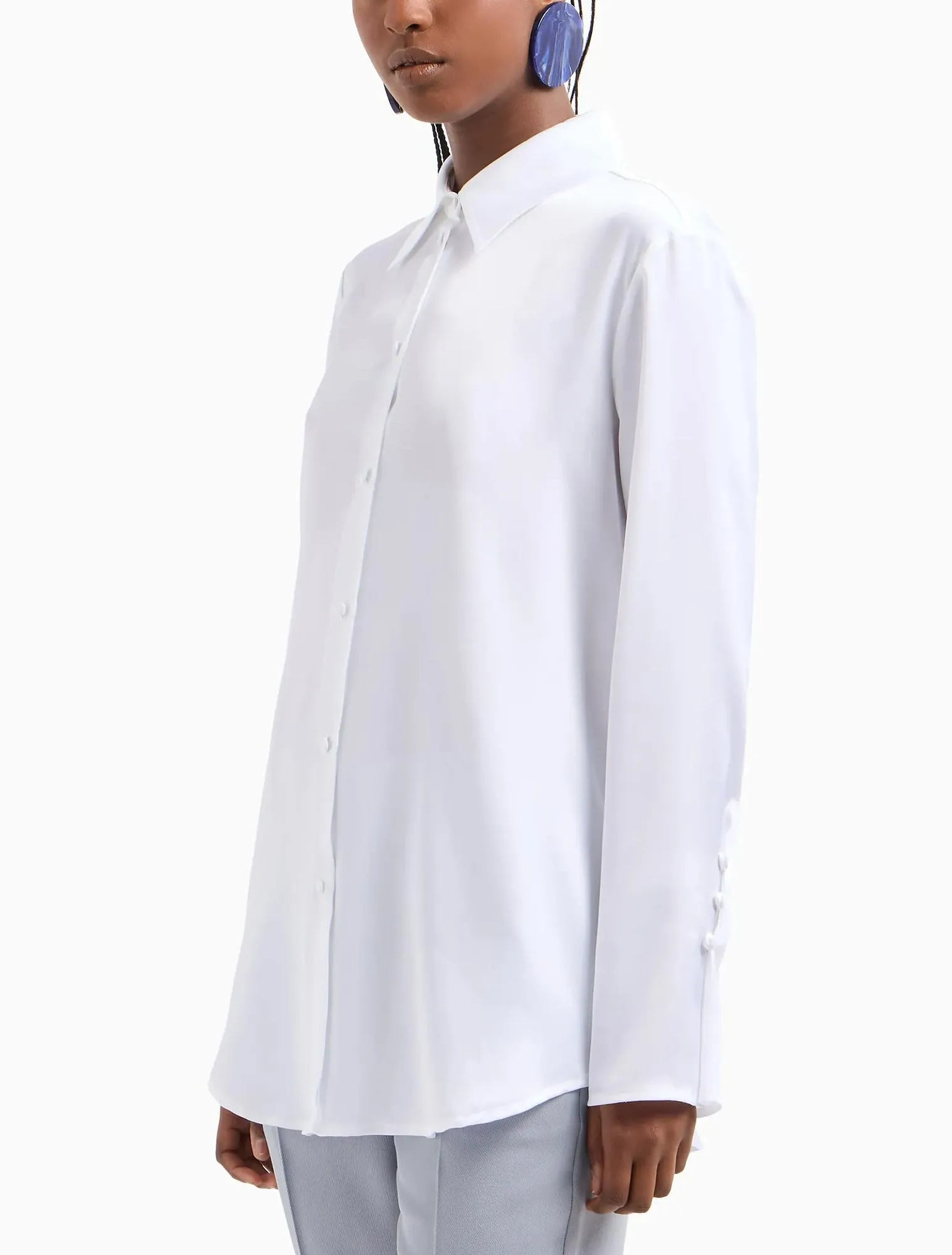 Emporio Armani  Camicia in crepe satin