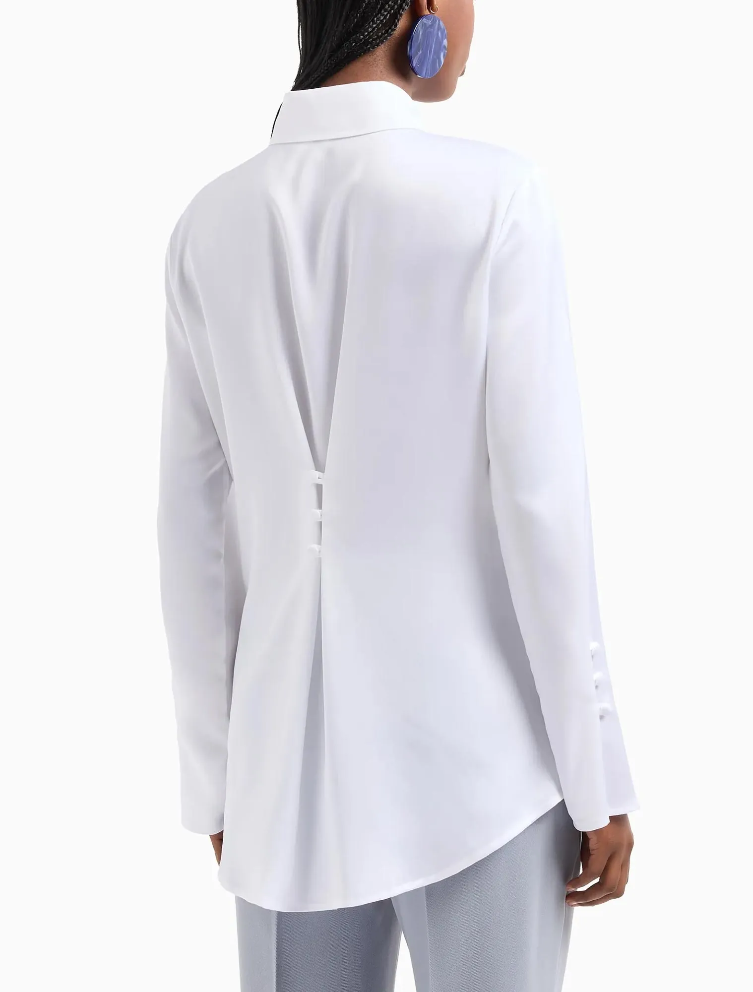 Emporio Armani  Camicia in crepe satin