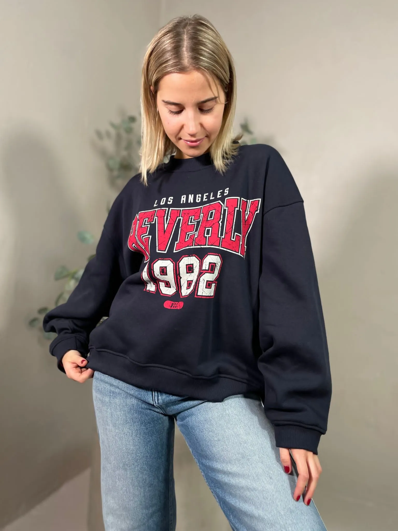 Felpa Beverly Blu Vicolo